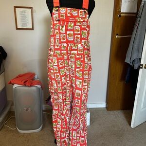 Duluth Trading Co Vibrant Heritage Seed Packets  Patterned Jumpsuit